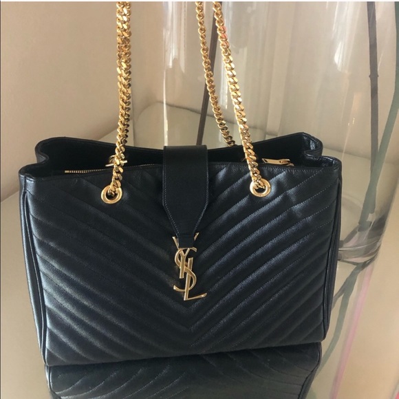 ✖️SOLD ✖️🇫🇷SAINT LAURENT Monogram Shopping Bag - Picture 2 of 8